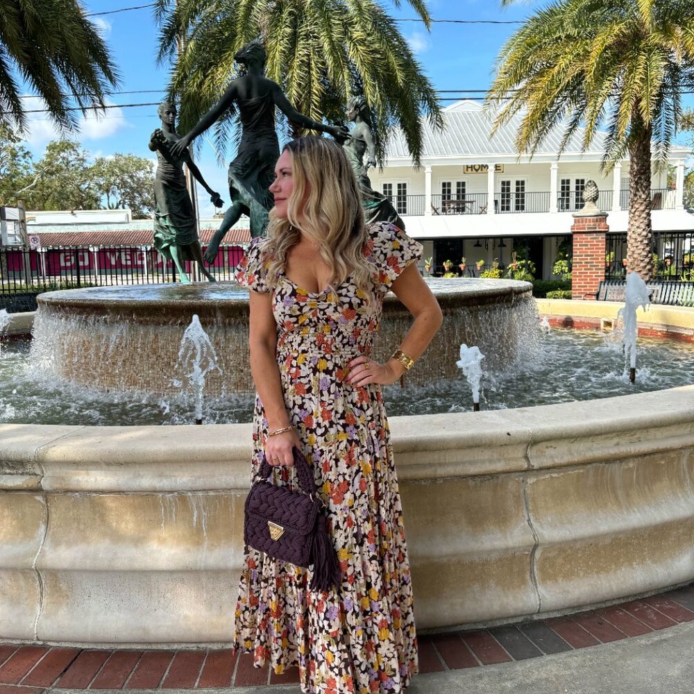 Boho Floral Maxi Dress